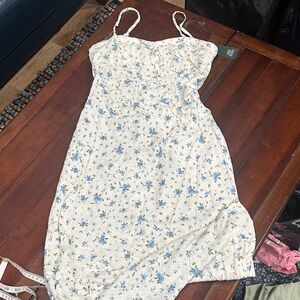 Wild Fable Cream Floral Dress